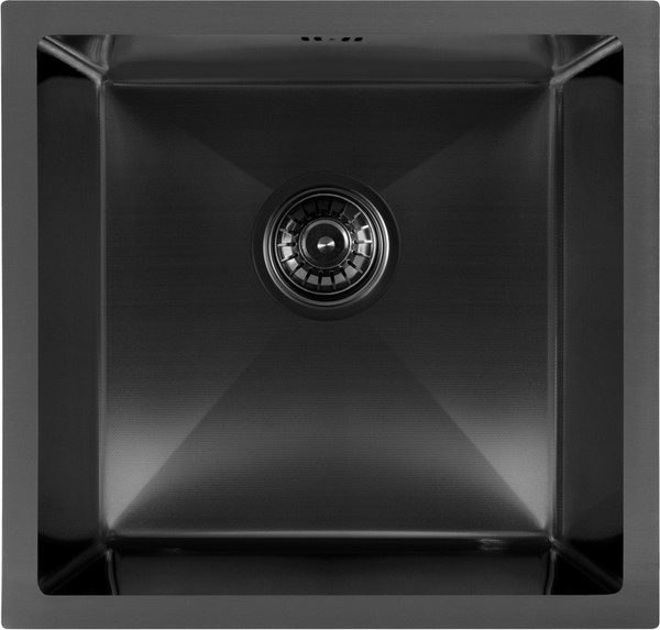 Изображение товара Мойка кухонная Arfeka Eco AR PVD Nano Decor Millet Grains 45x45 (черный)