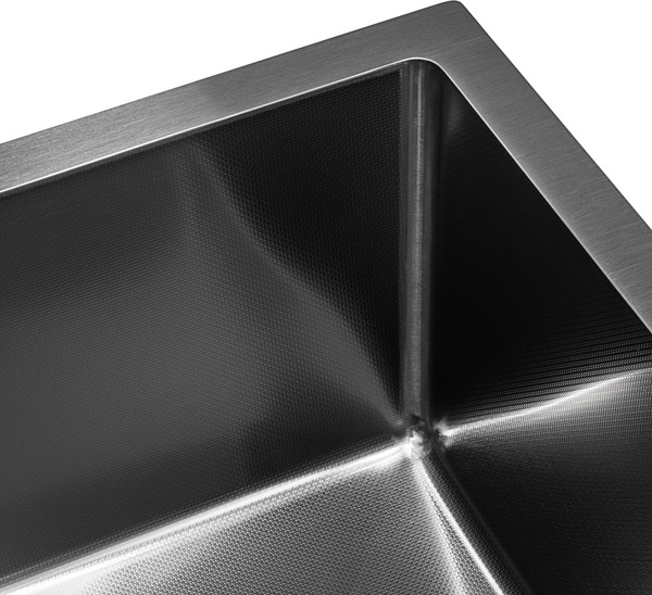 Изображение товара Мойка кухонная Arfeka Eco AR PVD Nano Decor Millet Grains 45x50 (черный)