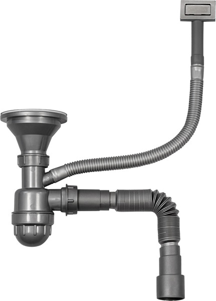 Изображение товара Мойка кухонная Arfeka Eco AR PVD Nano 50x50 (GS Black Glass+Black)