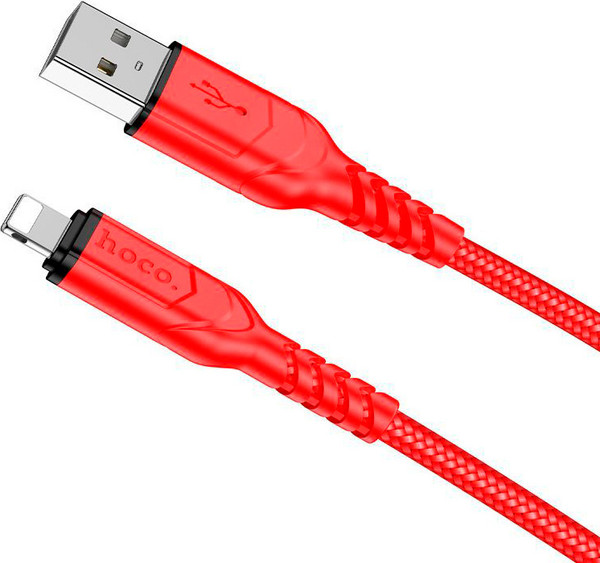Изображение товара Кабель Hoco X59 Lightning (2м, красный)