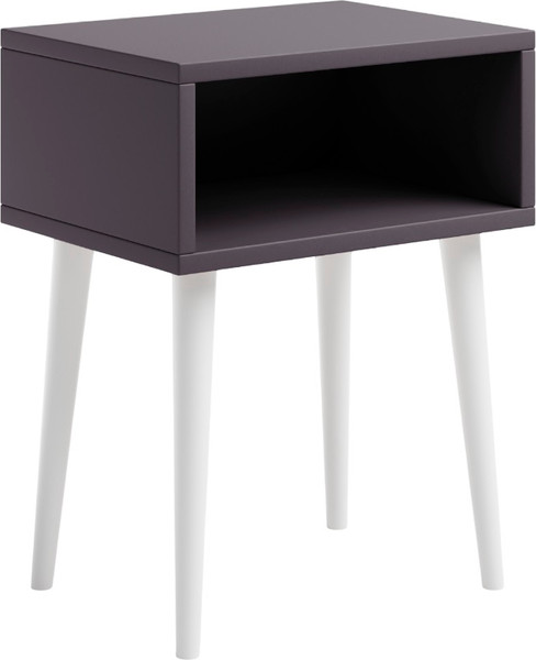 Изображение товара Прикроватная тумба Monofix Одос (графит/белый)