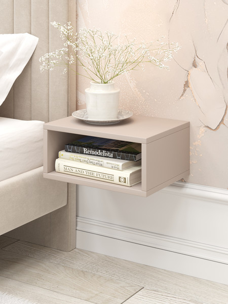 Изображение товара Прикроватная тумба Monofix Одос Навесная (капучино)