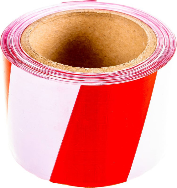 Изображение товара Лента сигнальная PROconnect 75ммx100м / 19-3135 (белый/крсный)