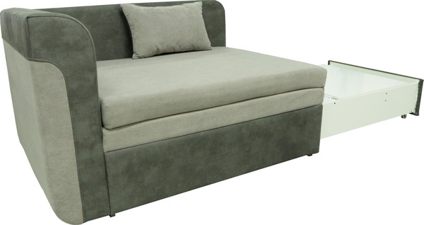 Изображение товара Тахта Lama мебель Эльза-3 правый (Ultra Beige/Germes Cocoa)