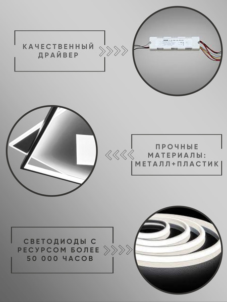 Изображение товара Потолочный светильник Aitin-Pro L24048-515 (белый/черный)