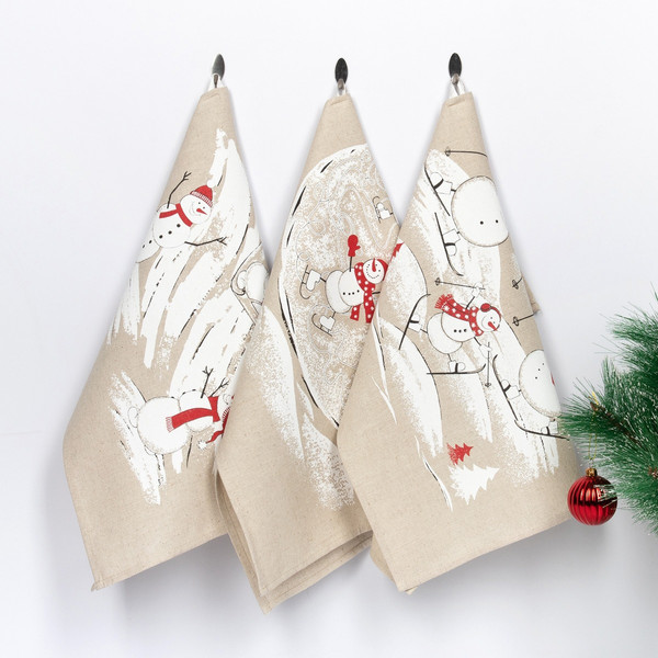 Изображение товара Набор полотенец Pole Kvetak (Беларускі лён) 45x60 22С145-ШР+К/п.р/фкор (390 Забавы-3)