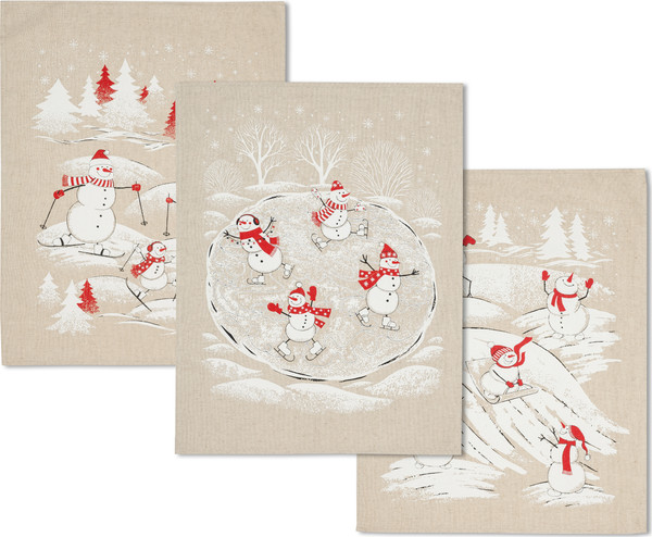 Набор полотенец Pole Kvetak (Беларускі лён) 45x60 22С145-ШР+К/п.р/фкор (390 Забавы-3)