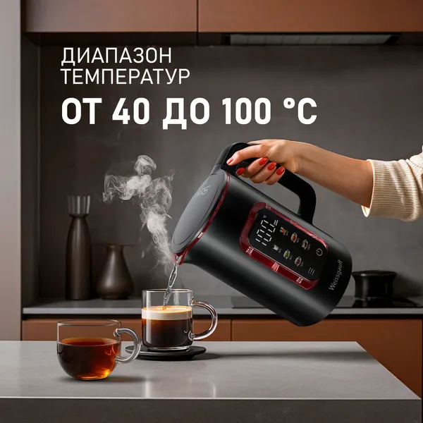 Изображение товара Электрочайник Weissgauff WK 1500 Db Touch BodyCool