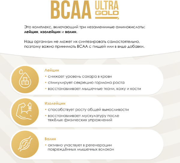 Изображение товара Аминокислоты BCAA Ultrasupps Ультра Голд 2:1:1 (300г, фруктовый пунш)