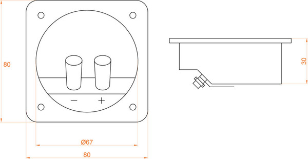 Изображение товара Терминал для сабвуфера DL Audio Phoenix Subwoofer Cup