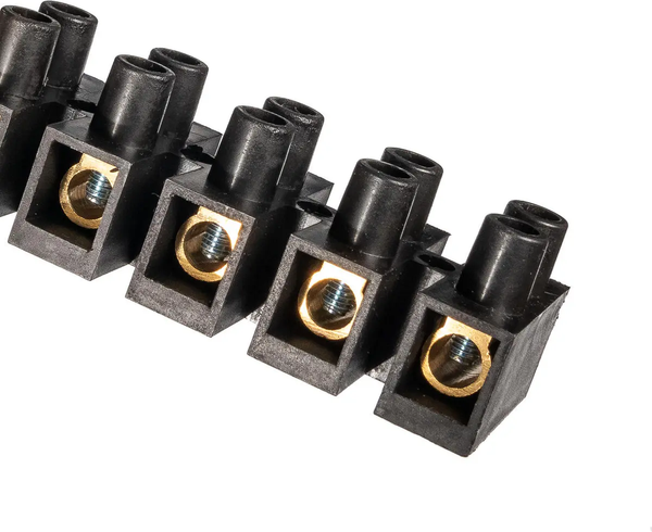 Изображение товара Зажим винтовой КВТ Изолированный ЗВИнг-10А 1.5-6мм2 / 87162 (черный)