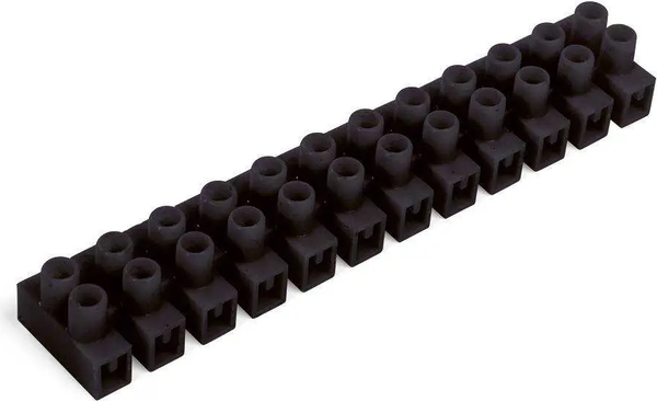 Изображение товара Зажим винтовой КВТ Изолированный ЗВИнг-10А 1.5-6мм2 / 87162 (черный)