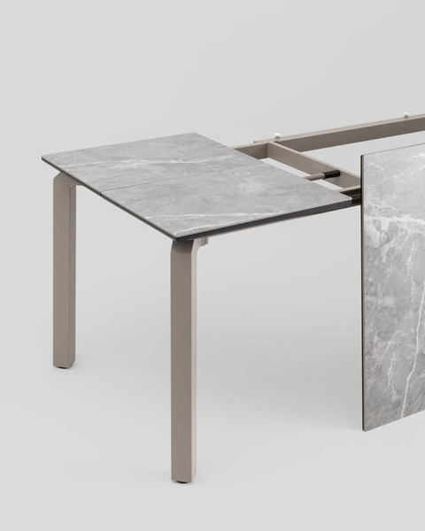 Изображение товара Обеденный стол Stool Group Varden Раскладной 180-240x90 (серый)