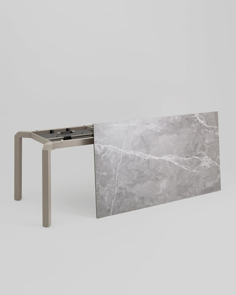 Изображение товара Обеденный стол Stool Group Varden Раскладной 160-220x90  (серый)