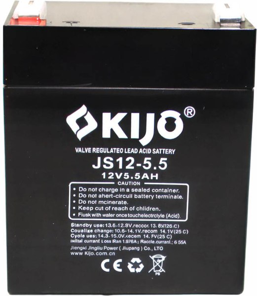 Изображение товара Аккумуляторная батарея Kijo 12V 5.5Ah F2 / JS12-5.5