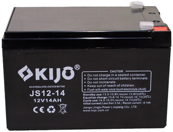 Изображение товара Аккумуляторная батарея Kijo 12V 14Ah F2 / JS12-14