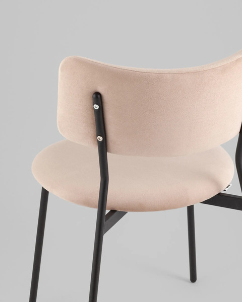 Изображение товара Стул Stool Group Амелия LV-111-St305-01 (велюр бежевый)