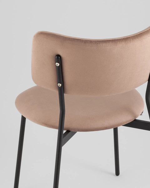 Изображение товара Стул Stool Group Амелия LV-111-St014-01 (велюр коричневый)