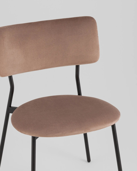 Изображение товара Стул Stool Group Амелия LV-111-St014-01 (велюр коричневый)