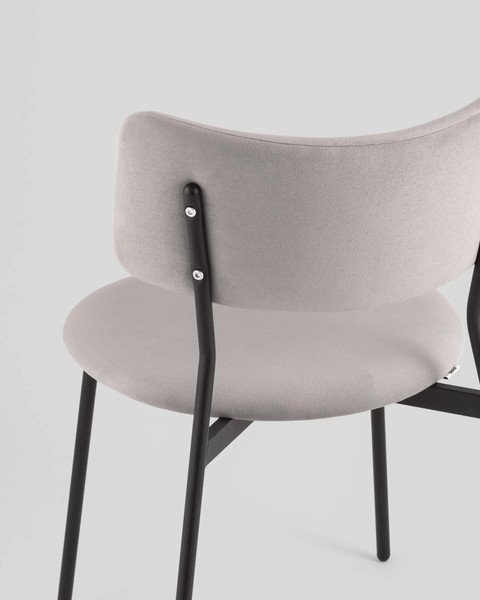 Изображение товара Стул Stool Group Амелия LV-111-St022-01 (велюр светло-серый)