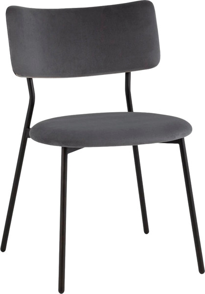 Изображение товара Стул Stool Group Амелия LV-111-St018-01 (велюр темно-серый)