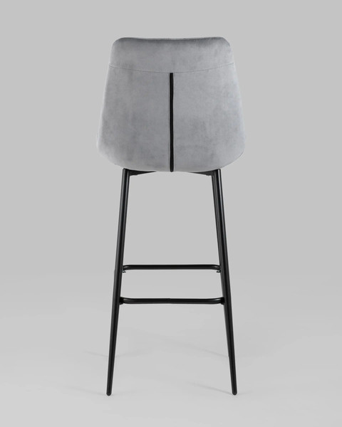 Изображение товара Стул барный Stool Group Флекс AV 405-V12-K14PM-08(B) (велюр велютто серый)
