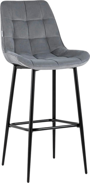 Изображение товара Стул барный Stool Group Флекс AV 405-V12-K14PM-08(B) (велюр велютто серый)