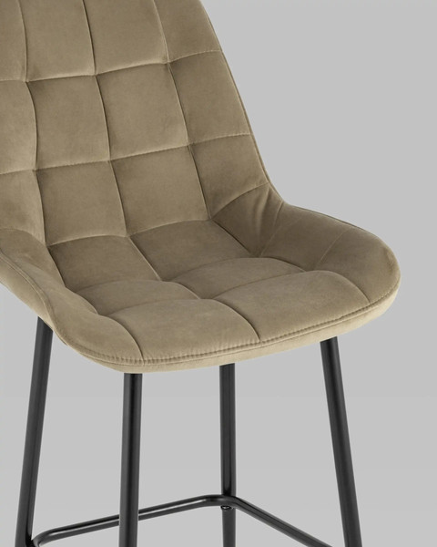 Изображение товара Стул барный Stool Group Флекс AV 405-N07-K14PM-08(B) (велюр капучино)