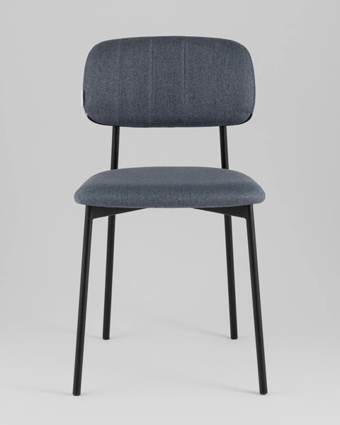 Изображение товара Стул Stool Group Майло AV 488-L997-9005-K (рогожка серо-синий)