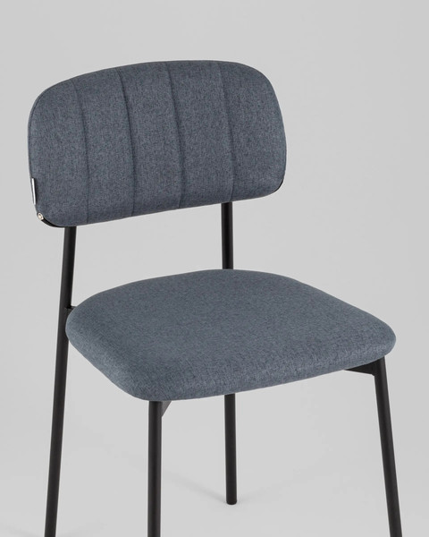 Изображение товара Стул Stool Group Майло AV 488-L997-9005-K (рогожка серо-синий)