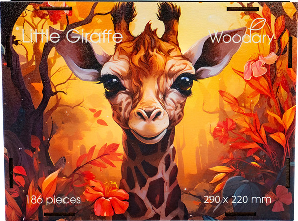 Изображение товара Пазл Woodary Little Giraffe / 3300