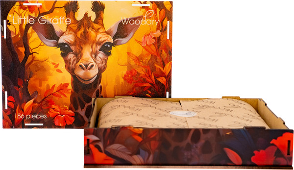 Изображение товара Пазл Woodary Little Giraffe / 3300