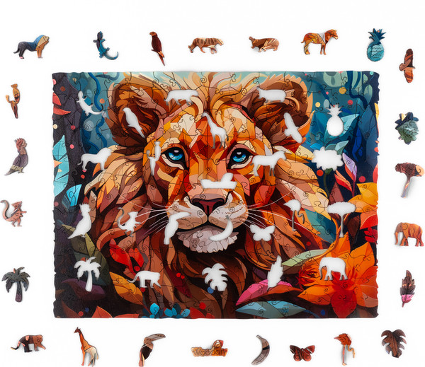 Изображение товара Пазл Woodary Lion / 3301