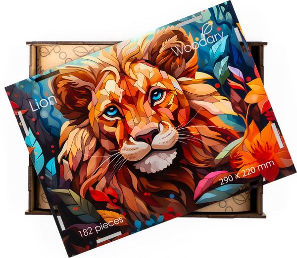 Изображение товара Пазл Woodary Lion / 3301