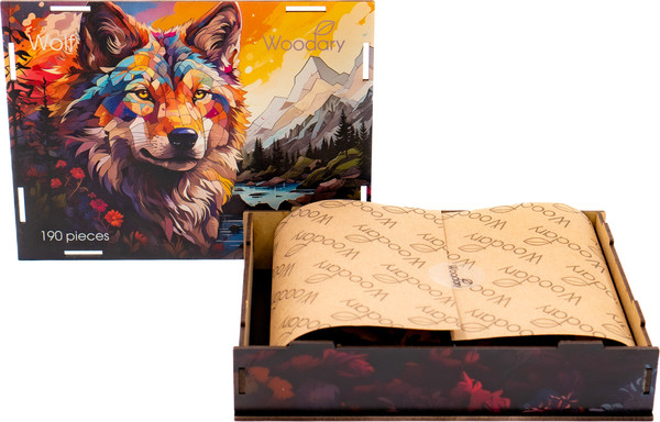 Изображение товара Пазл Woodary Wolf / 3303