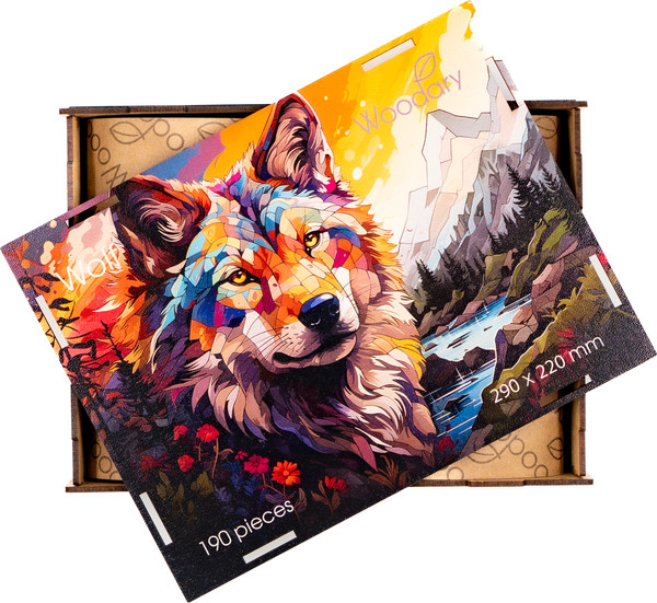 Изображение товара Пазл Woodary Wolf / 3303