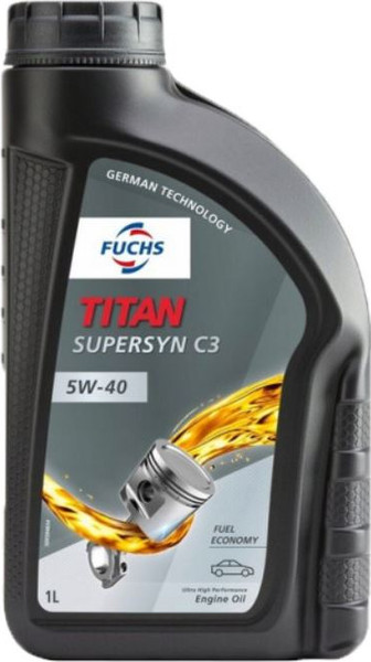 Изображение товара Моторное масло Fuchs Titan Supersyn C3 5W40 / 602071781 (1л)