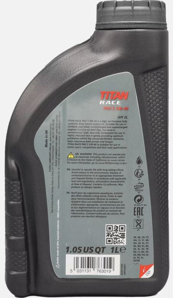 Изображение товара Моторное масло Fuchs Titan Race Pro S 5W40 / 600888084 (1л)