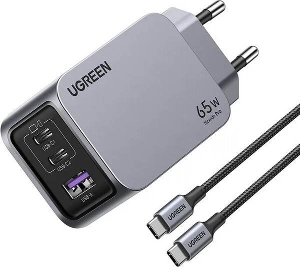 Изображение товара Зарядное устройство сетевое Ugreen X755 / 25871 (серый)