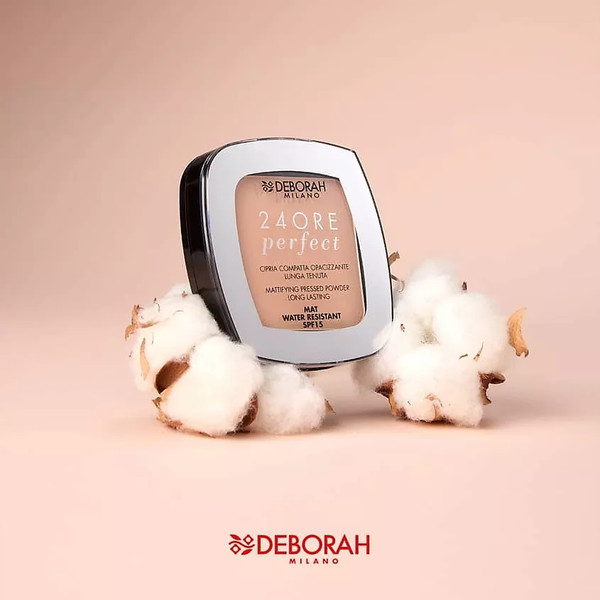 Изображение товара Пудра компактная Deborah Milano 24Ore Perfect Compact Powder тон 01 (9г)