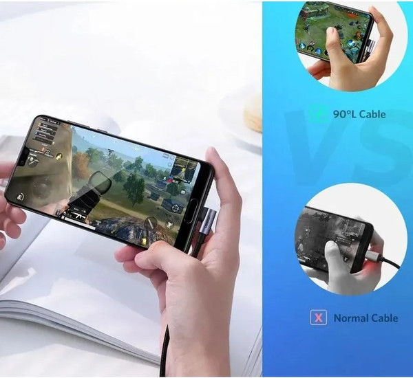 Изображение товара Кабель Ugreen US255 / 50123 (1м, серый/черный)