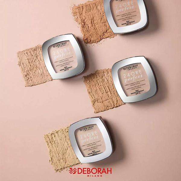 Изображение товара Пудра компактная Deborah Milano 24Ore Perfect Compact Powder тон 04 (9г)