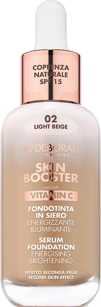 Изображение товара Тональная сыворотка Deborah Milano Skin Booster Serum тон 2 светлый бежевый (30мл)