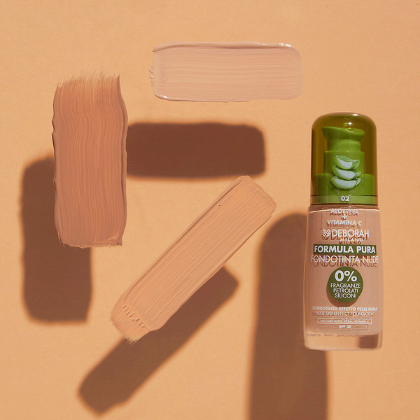Изображение товара Тональный крем Deborah Milano Formula Pura Nude Foundation тон 02 (30мл)