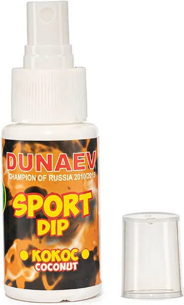 Изображение товара Ароматизатор рыболовный Dunaev Спрей Sport Dip DLN024 (50мл, кокос)