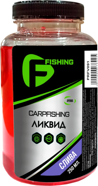Изображение товара Ароматизатор рыболовный F-Fishing Ликвид Carp PRFV091 (250мл, слива)