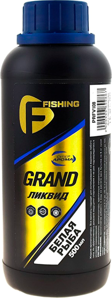 Изображение товара Ароматизатор рыболовный F-Fishing Ликвид Grand PRFV108 (500мл, белая рыба)