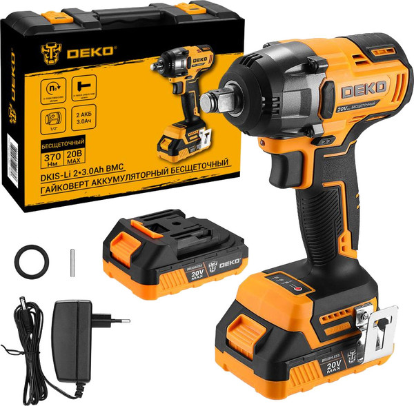 Изображение товара Аккумуляторный гайковерт Deko DKIS-Li / 083-1083
