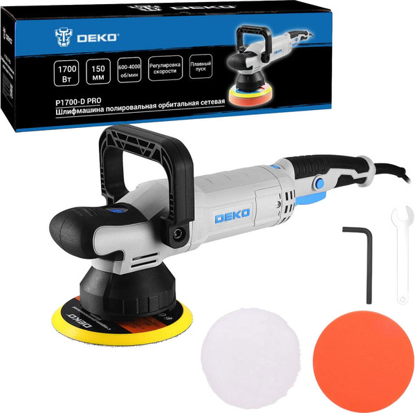 Изображение товара Профессиональная полировальная машина Deko P1700-D Pro / 083-1048