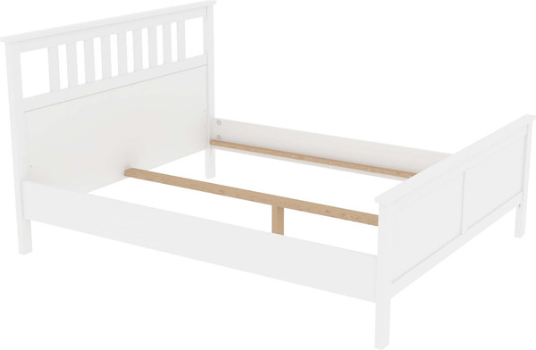 Изображение товара Двуспальная кровать ММЦ Кантри 160x200 (белый лак)